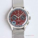 AAA Swiss Copy Breitling Premier Bentley Centenary TW 7750 Chronograph Watches Steel Mesh Strap